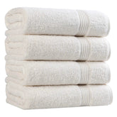Egyptian Cotton Plush Absorbent Luxury Bath Towel Set of 4